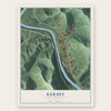 Kermit, West Virginia map print, the full design