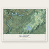 Harmony, New Jersey map print, the full design