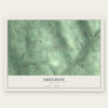 Sheldon, New York map print, the full design