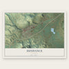 Sundance, Wyoming map print, the full design