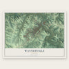 Waynesville, Missouri map print, the full design