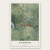 Wildwood, Florida map print, the full design