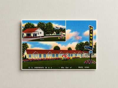 Price, UT: Pintus Motel, U.S. highways 50 & 6... 1 mile east of... Price