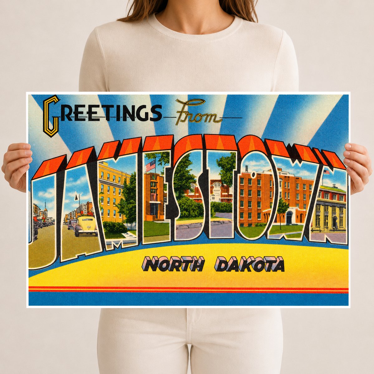 Jamestown, ND: Greetings from Jamestown