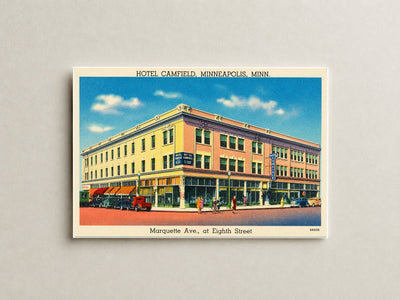 Minneapolis, MN: Hotel Camfield, Minneapolis, Minn. Marquette Ave., at Eighth Street