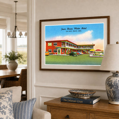 Biloxi, MS: Town House Motor Hotel, on gulf