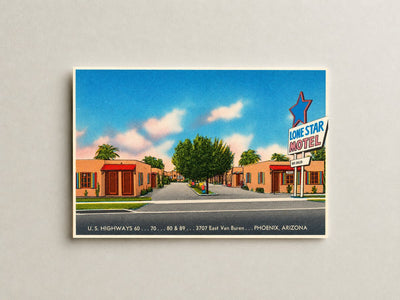 Phoenix, AZ: Lone Star Motel, U.S. highways 60, 70, 80 & 89, 3707 East Van Buren