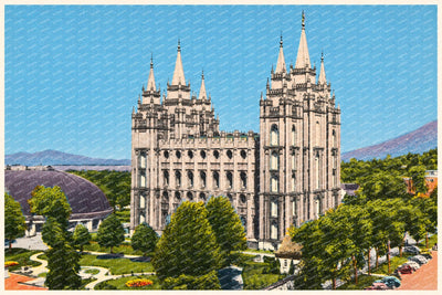 Salt Lake City, UT: Mormon Temple