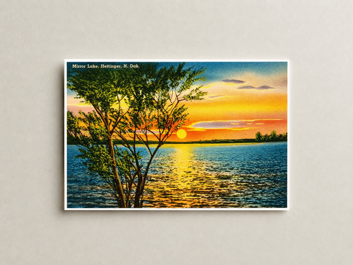 Mirror Lake, ND: Mirror Lake, Hettinger
