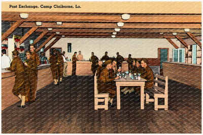 Forest Hill, LA: Post Exchange, Camp Claiborne