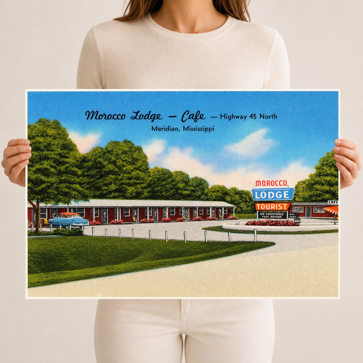 Meridian, MS: Morocco Lodge -- Café -- Highway 45 north