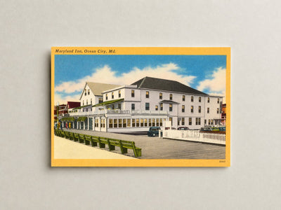Maryland Inn, Ocean City, MD — Vintage Maryland Postcard