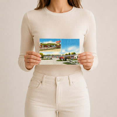 Brownie Motel & Restaurant. Located 3 miles north of Bel Air on U. S. Rt. #1 in Maryland's picturesque Harford County. — Vintage Maryland Postcard