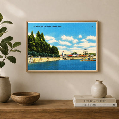 Coeur d'Alene, ID: City beach and pier