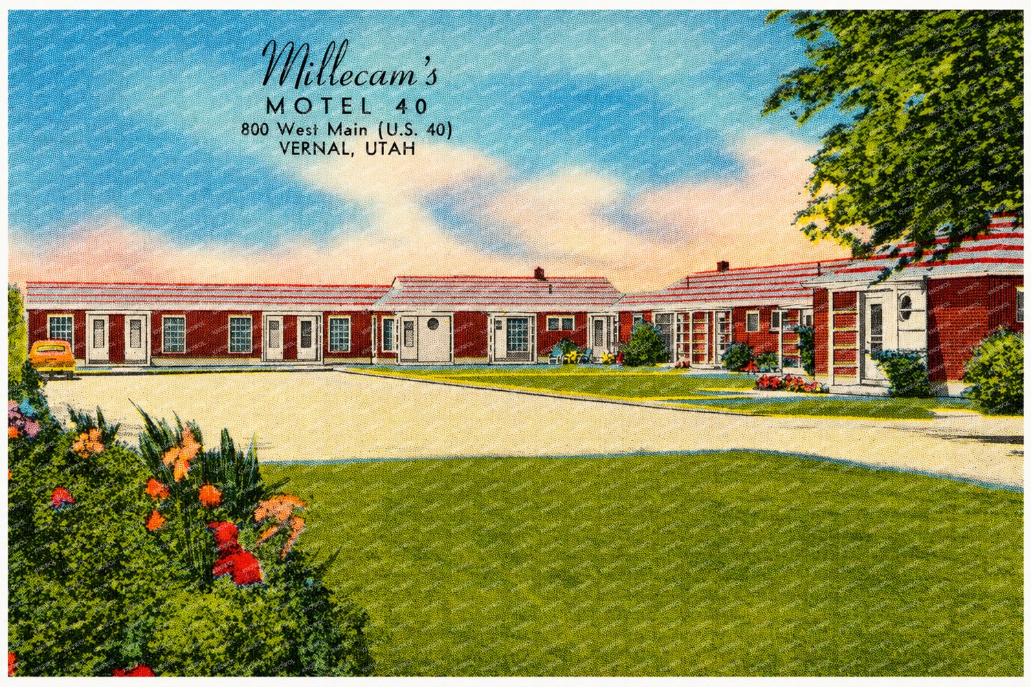 Vernal, UT: Millecam's Motel 40, 800 West Main (U.S. 40)