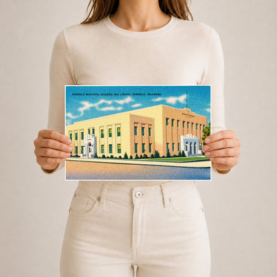 Seminole, OK: Seminole Municipal Building and Library