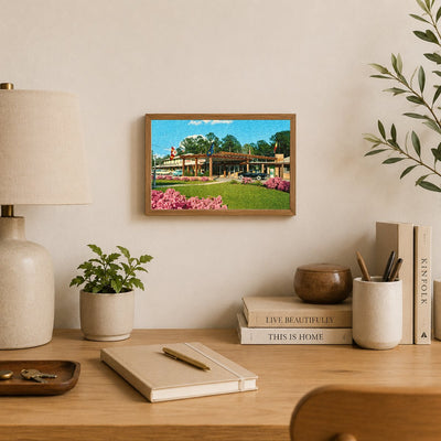 Mobile, AL: Spanish Fort Motel is located on a spacious, beautifully landscaped grounds, 8 miles E. of Mobile