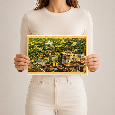 Salt Lake City, UT: Bird's-eye view of portion of Salt Lake City