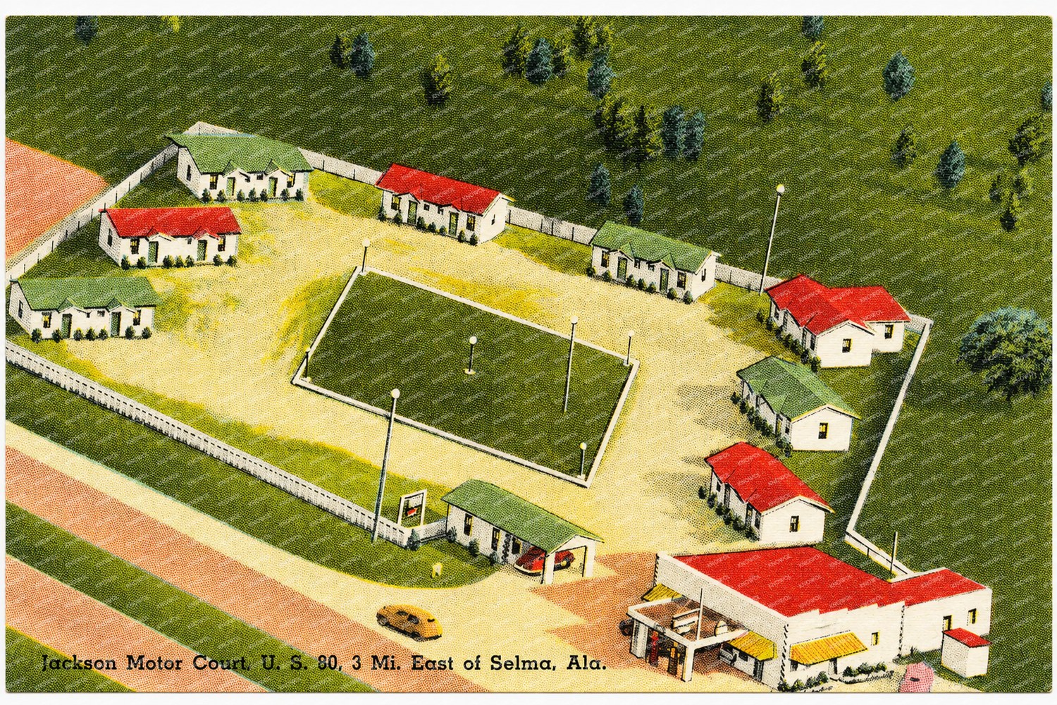 Selma, AL: Jackson Motor Court, U.S. 80, 3 mi. east of Selma
