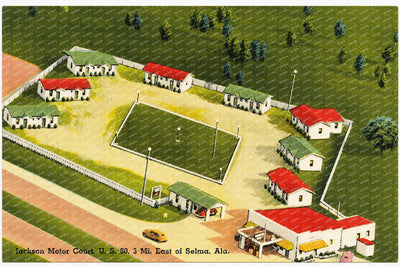 Selma, AL: Jackson Motor Court, U.S. 80, 3 mi. east of Selma