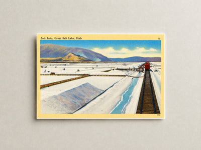 Great Salt Lake, UT: Salt beds