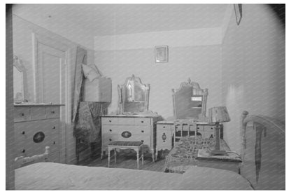 1936 Bronx Apartment Bedroom Interior of Nathan Katz - Available at KNOWOL