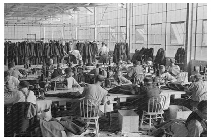 1936 Cooperative Garment Factory Interior in New Jersey - Available at KNOWOL