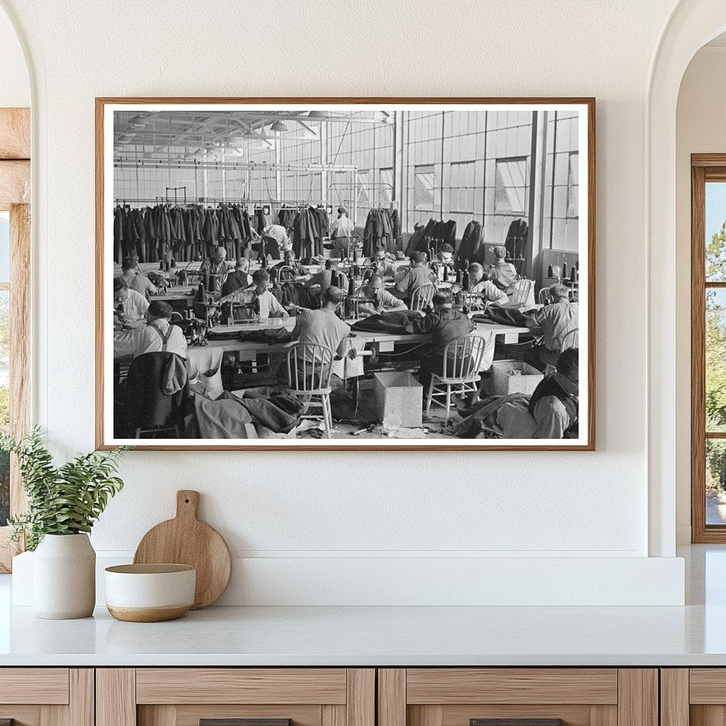 1936 Cooperative Garment Factory Interior in New Jersey - Available at KNOWOL