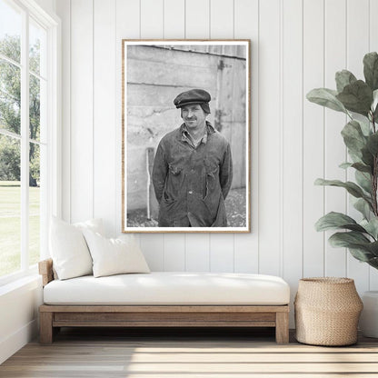 1936 Farmer in Emmet County Iowa during Great Depression - Available at KNOWOL