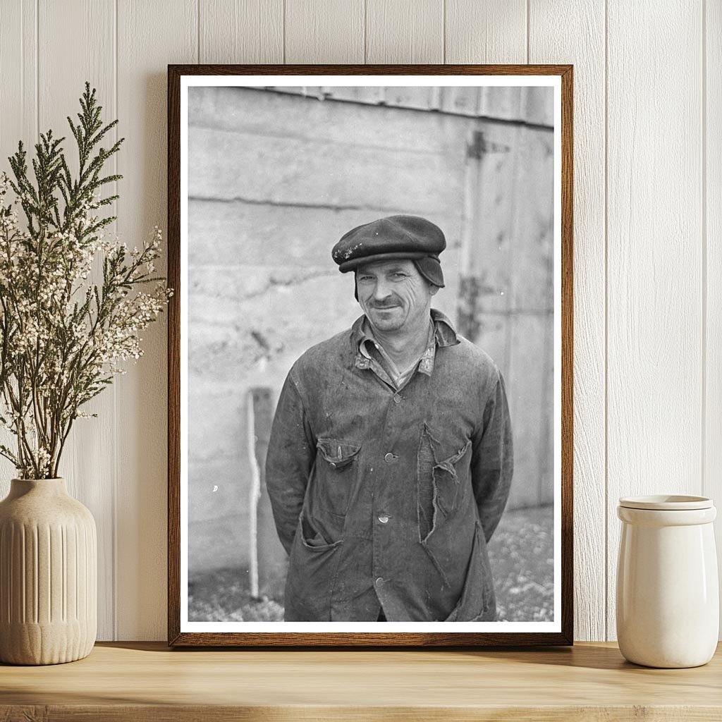 1936 Farmer in Emmet County Iowa during Great Depression - Available at KNOWOL