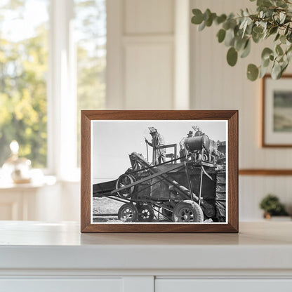 1936 Mechanized Bean Thresher in California Agriculture - Available at KNOWOL