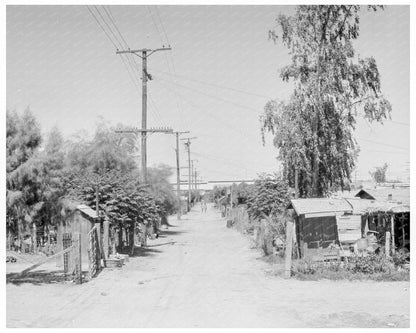 1936 Mexican Field Workers Homes in Brawley California - Available at KNOWOL