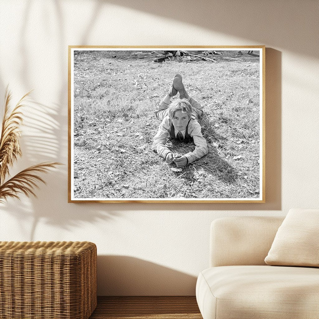 1936 Photograph of Boy Facing Education Challenges - Available at KNOWOL