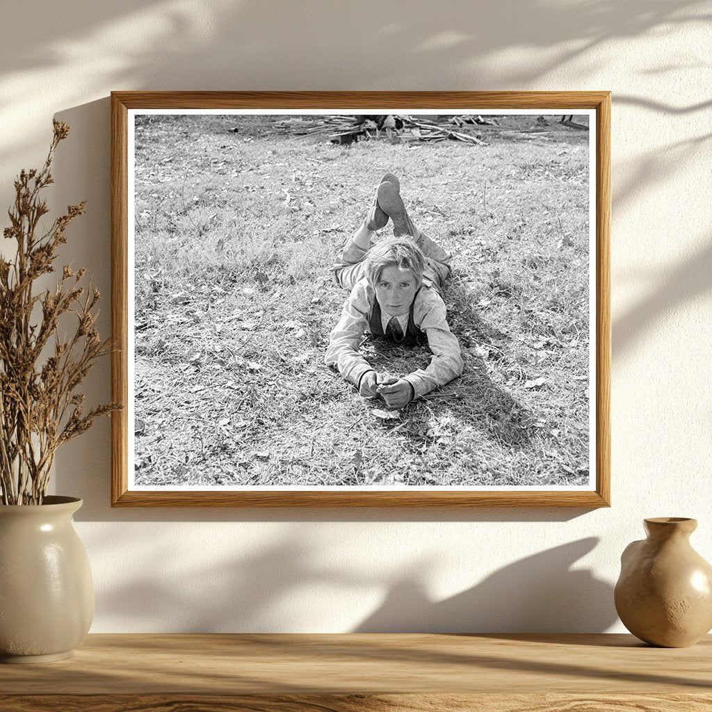 1936 Photograph of Boy Facing Education Challenges - Available at KNOWOL