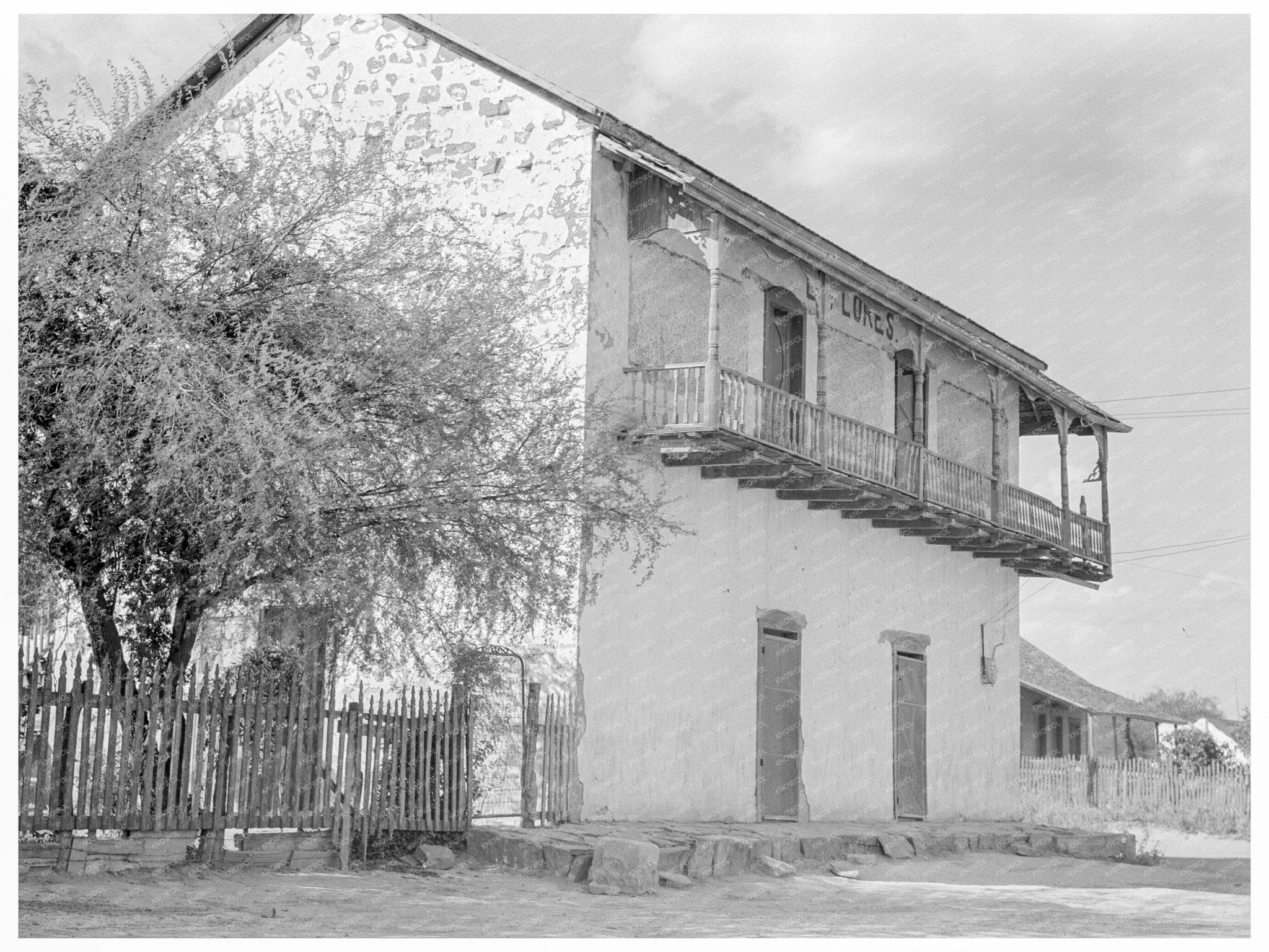1936 Vintage House on American - Mexican Border Texas - Available at KNOWOL