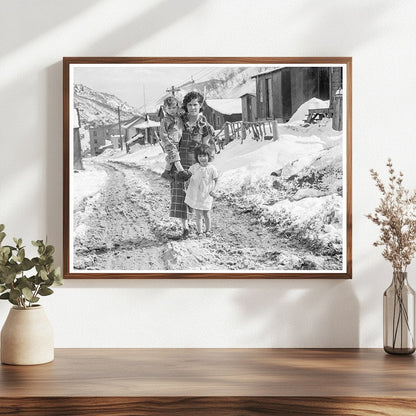 1936 Vintage Photo of Coal Town Families in Price Utah - Available at KNOWOL