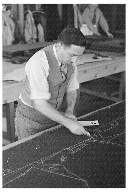 1936 Vintage Photo of Garment Worker in Hightstown NJ - Available at KNOWOL