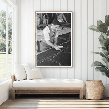 1936 Vintage Photo of Garment Worker in Hightstown NJ - Available at KNOWOL