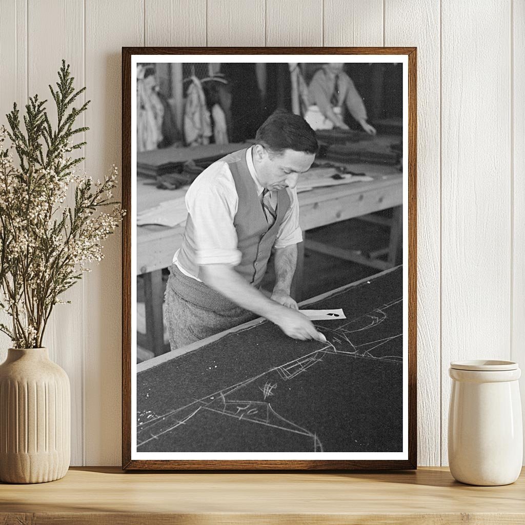 1936 Vintage Photo of Garment Worker in Hightstown NJ - Available at KNOWOL
