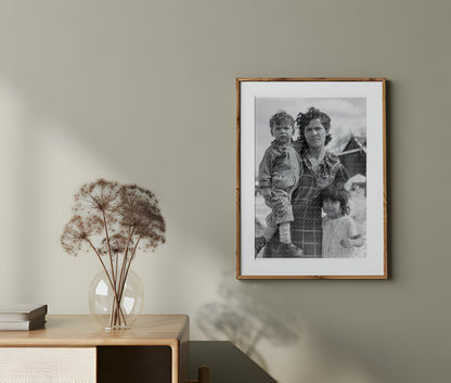 1936 Vintage Photograph of a Coal Miners Family in Consumers Utah - Available at KNOWOL