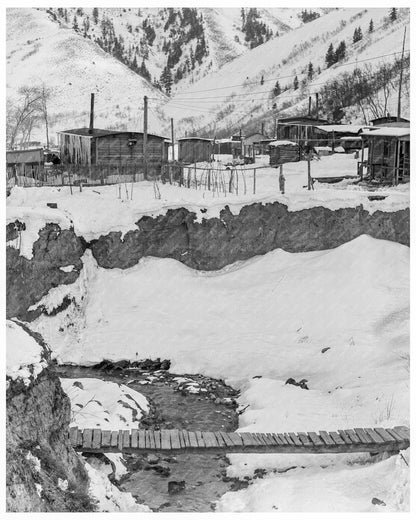 1936 Vintage Photograph of Company - Owned Houses in Coal Town Consumers Utah - Available at KNOWOL