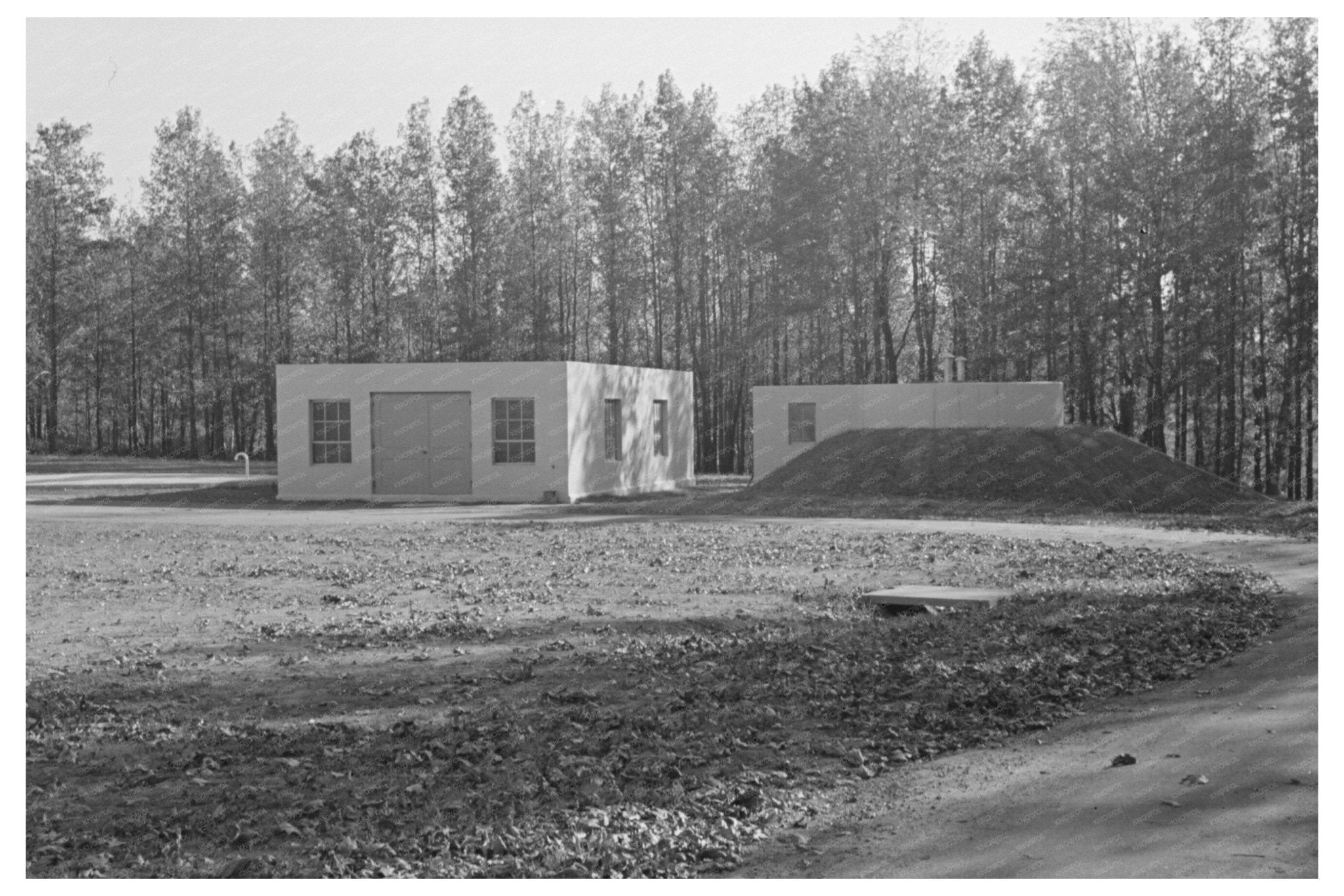 1936 Vintage Photograph of Hightstown Water Purifying Plant - Available at KNOWOL