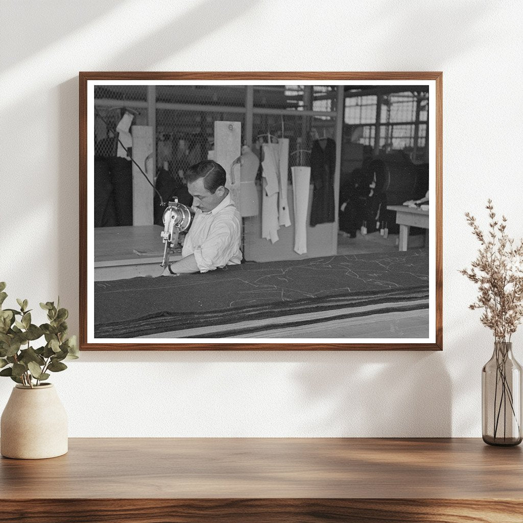 1936 Vintage Photograph of Workers in Garment Factory - Available at KNOWOL