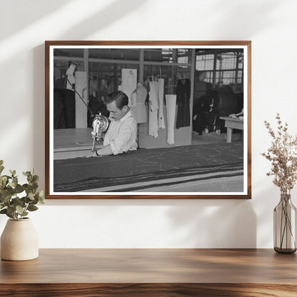 1936 Vintage Photograph of Workers in Garment Factory - Available at KNOWOL