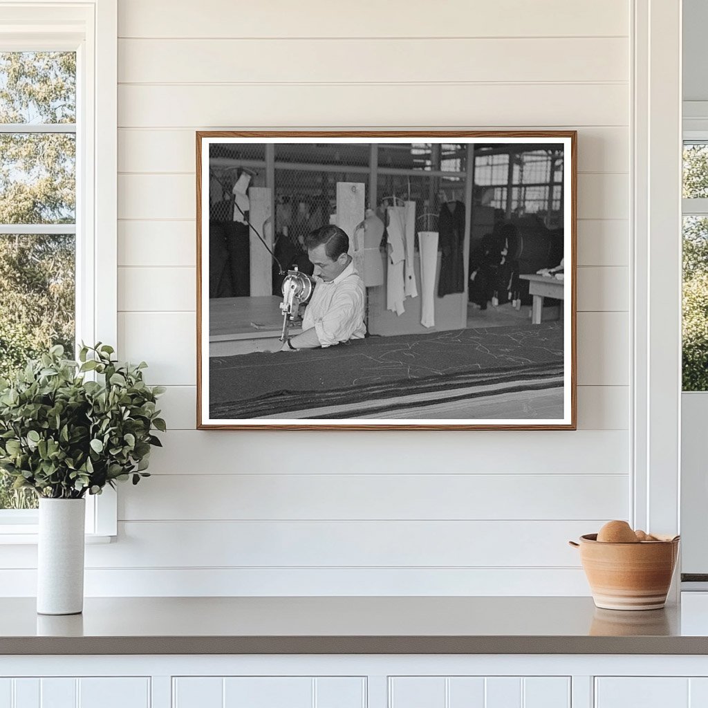 1936 Vintage Photograph of Workers in Garment Factory - Available at KNOWOL