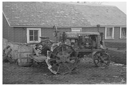 1936 Vintage Tractor on Roy Merriott Farm Iowa - Available at KNOWOL
