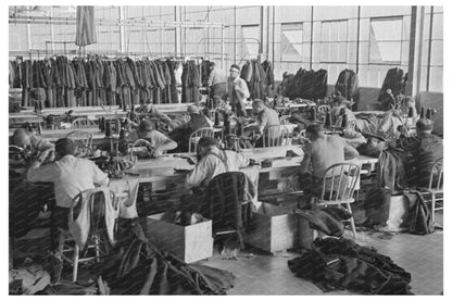 1936 Workers Pressing Womens Coats in New Jersey Factory - Available at KNOWOL