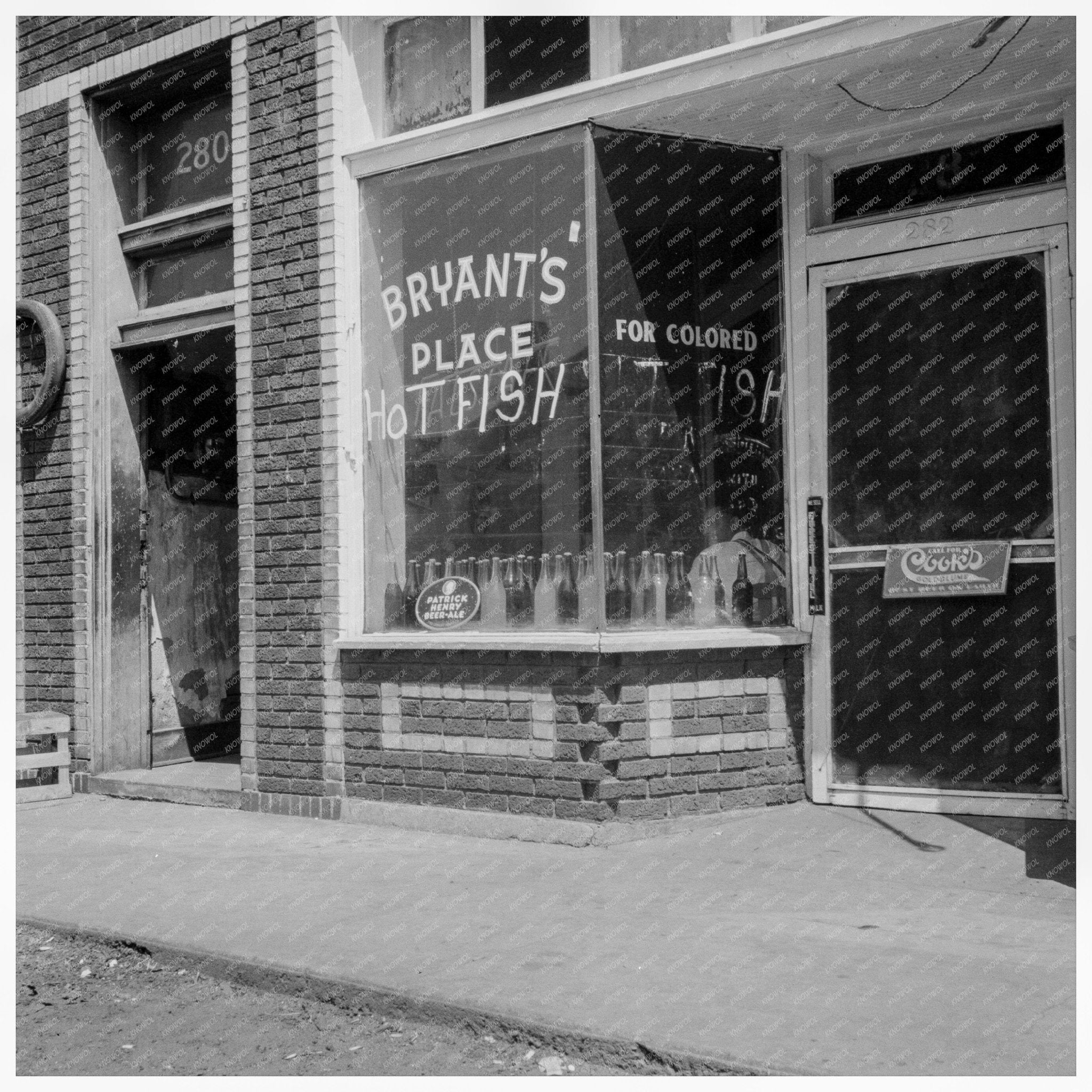 1937 African American Fish Restaurant Memphis Tennessee - Available at KNOWOL