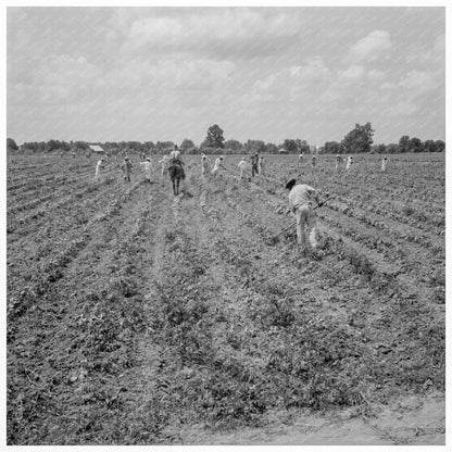 1937 Agricultural Workers at Aldridge Plantation Mississippi - Available at KNOWOL