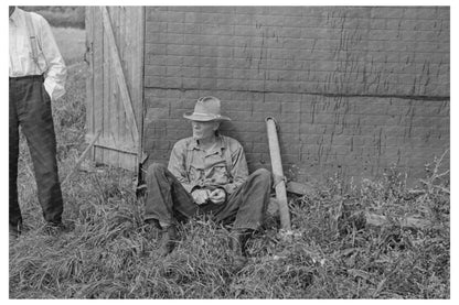 1937 Auction Scene at S.W. Sparlin Orth Minnesota - Available at KNOWOL